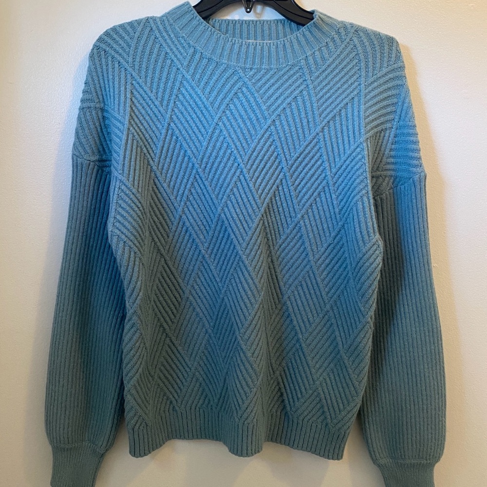 Philosophy Teal Knit Sweater